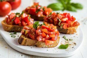 Bruschette al pomodoro (4 pezzi)