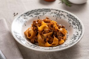 Pappardelle al sugo di papera
